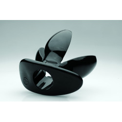 Master Series Plug Tunnel Clawed Noir 9 x 10.5 cm